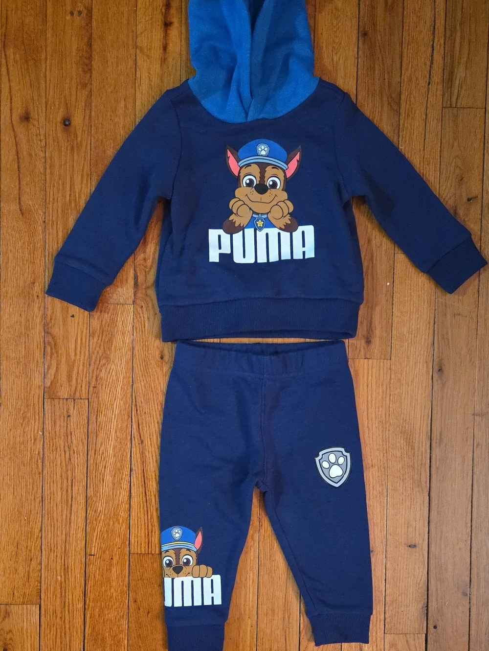 Puma Navy Blue Paw Patrol Hoodie & Joggers Set